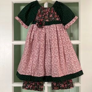 New Handmade Girl’s Size 2 Dress and Bloomers